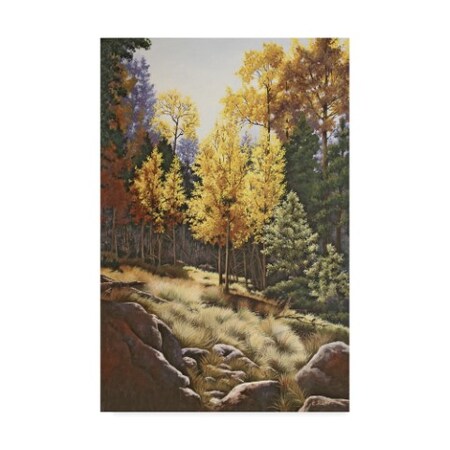 Trademark Fine Art Carol J Rupp 'Forest Gold' Canvas Art, 16x24 ALI39906-C1624GG
